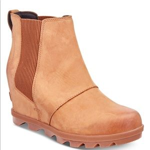 Sorel Tan Wedge Bootie